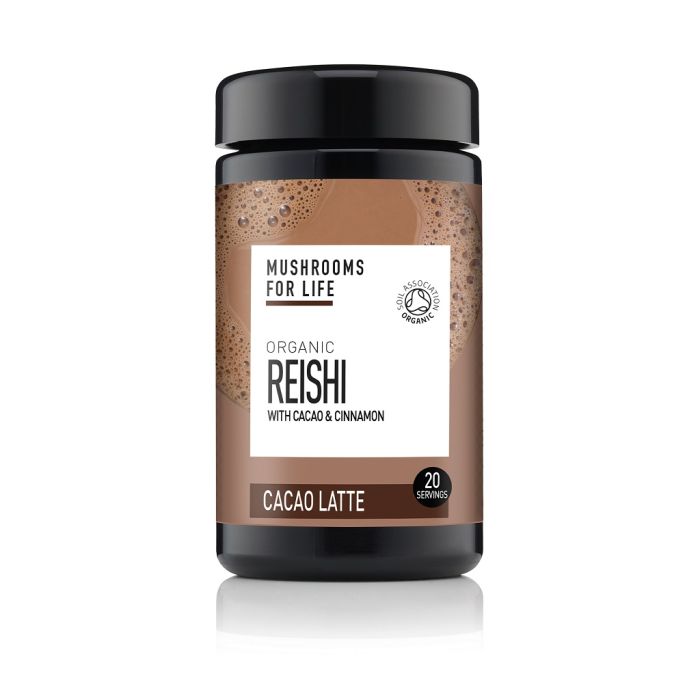Reishi Cacao Latte Bio (Mushrooms For Life) 140 gram main product photo