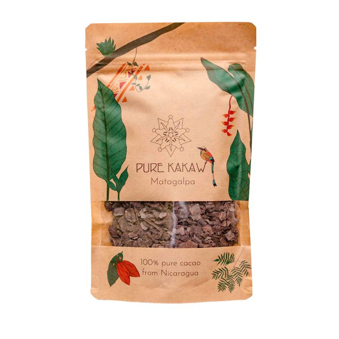 Matagalpa Cacao Flakes Raw Nicaragua Ceremonial Grade (Pure Kakaw) 125 gram main product photo