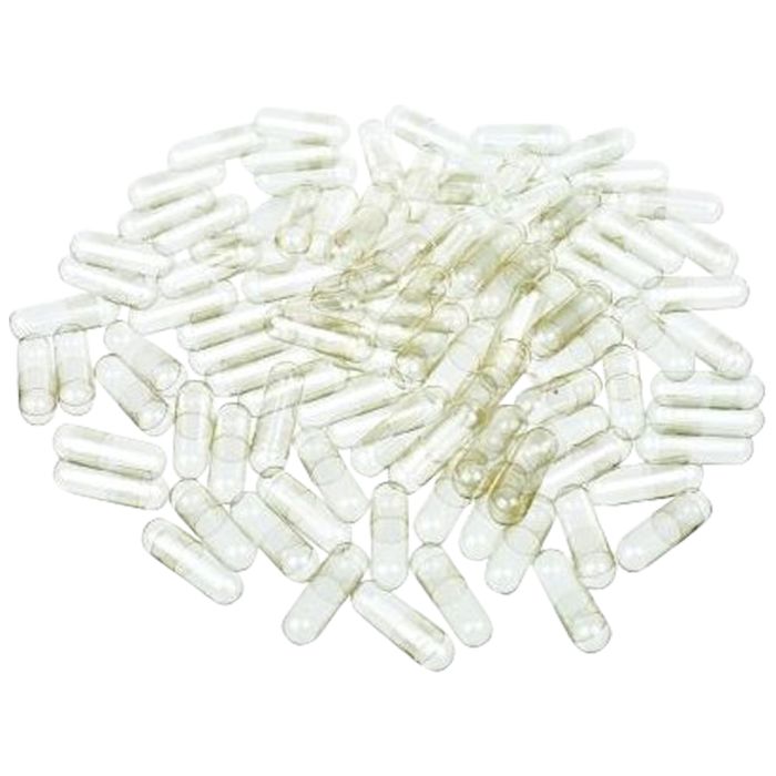 Capsules leeg Vegetarisch 100 caps (maat 0: ~500 mg) main product photo