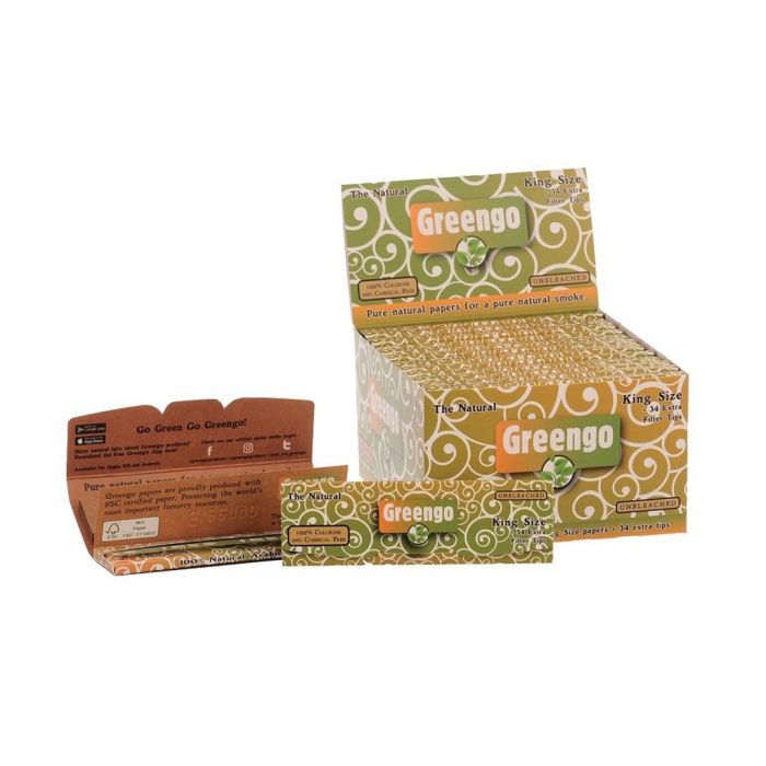 Greengo Vloei en Tips | King-Size main product photo