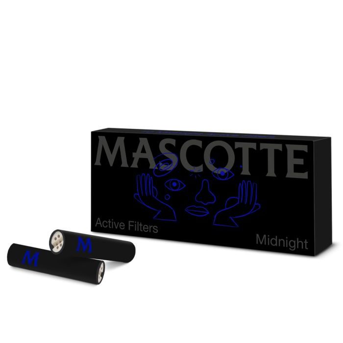 Active Slim Filters Zwart 6 mm (Mascotte) 10 stuks main product photo