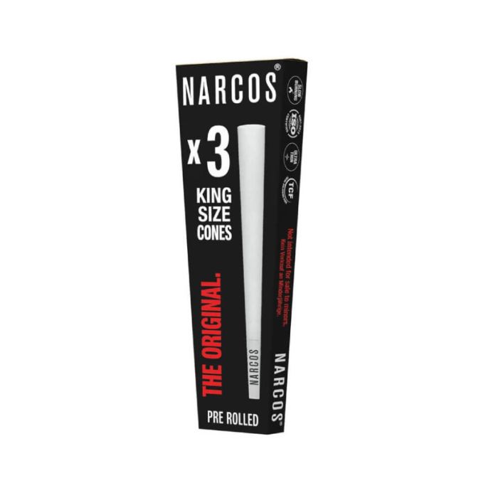 King Size Cones Wit (Narcos) 3 stuks main product photo