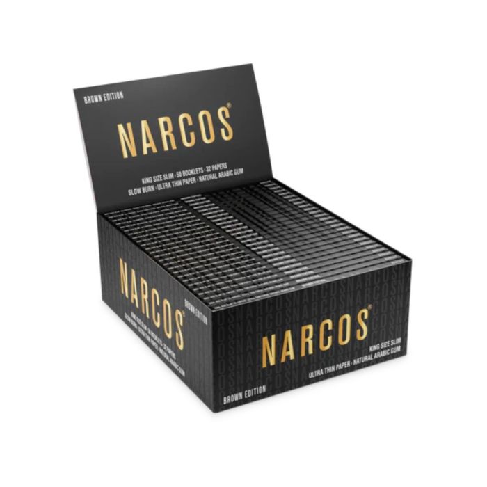 Narcos Brown Vloei | King-Size Slim main product photo