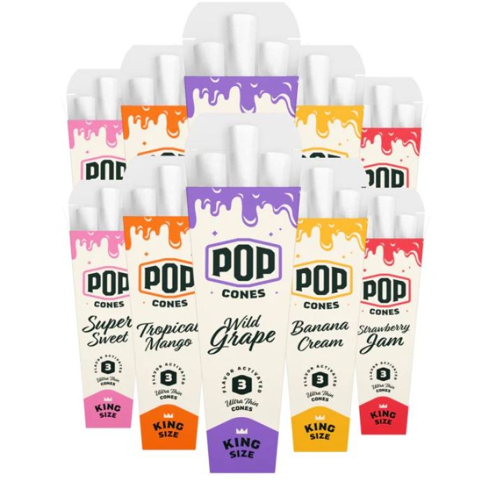 Pop Cones King-Size 3 stuks main product photo