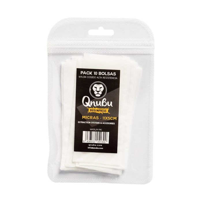 Rosin Press Bags 11 x 5 cm (Qnubu) 10 stuks main product photo