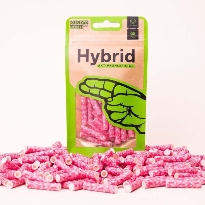 Cellulose & actieve koolstoffilters Limited Edition (Hybrid) 55 Stuks main product photo