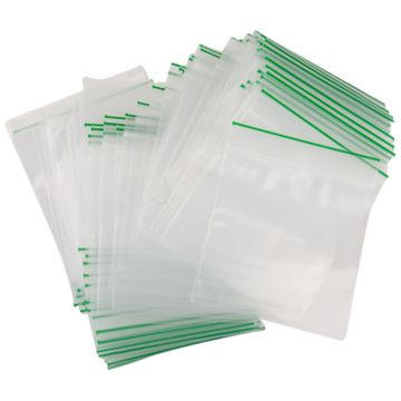 Gripzakjes 90x90 transparant (0,09 mm) | 100 stuks