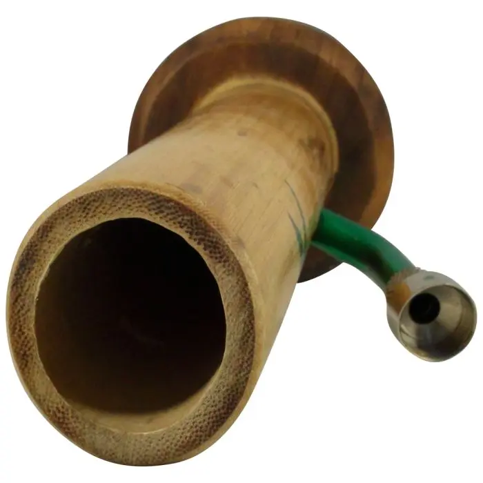 Bamboe Bong met Wietblad