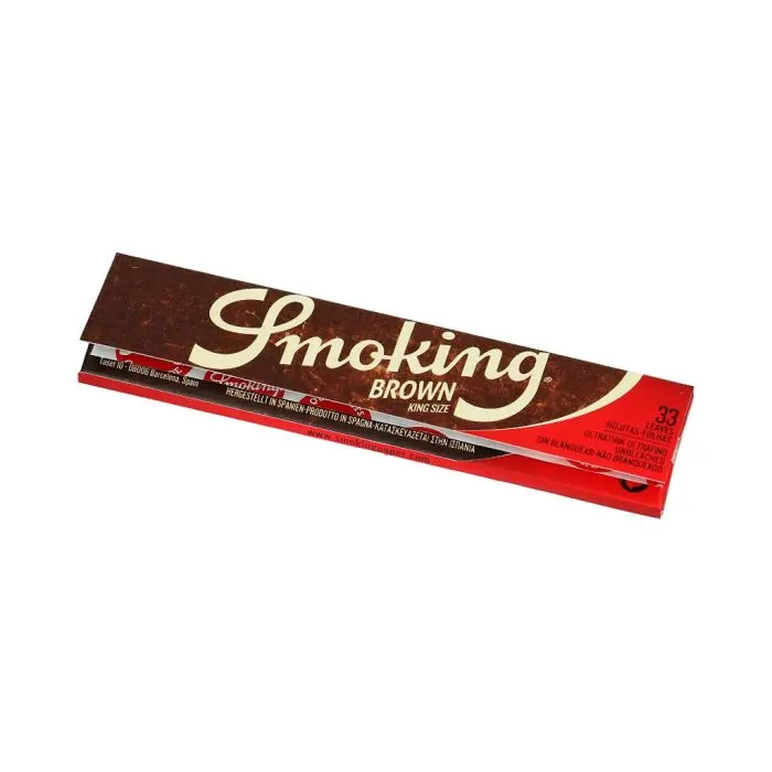 Smoking Brown Vloei Ongebleekt | King-Size Slim