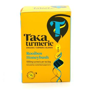 Kurkuma Thee Rooibos & Honeybush (Taka Turmeric) 15 zakjes