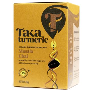 Kurkuma Thee Golden Chai (Taka Turmeric) 15 zakjes