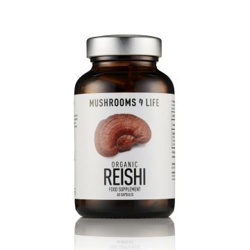 Reishi [Ganoderma lucidum] Biologisch (Mushrooms4Life) 60 capsules