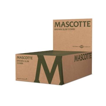 Mascotte Brown Vloei & Tips | King-Size Slim Magnet