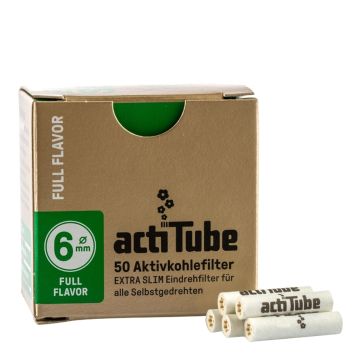 Actieve Koolstoffilters Extra Slim 6 x 27 mm (actiTube)