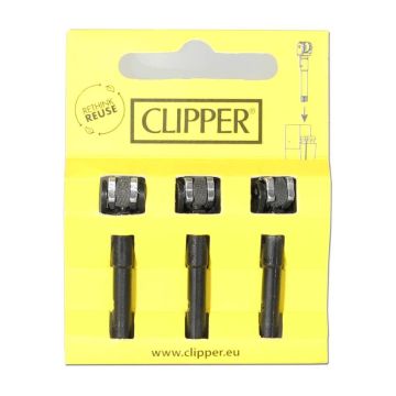 Clipper Vuursteentjes Systeem 3 stuks