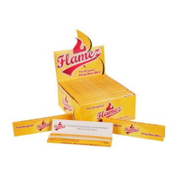 Flamez Yellow Vloei | King-Size Slim