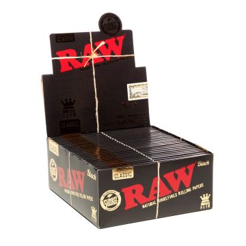 RAW Black Vloei | King-Size Slim