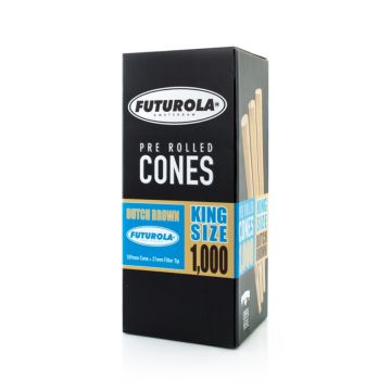 Cones King-Size Bruine Joint Hulzen (Futurola) 109 mm 1000 stuks
