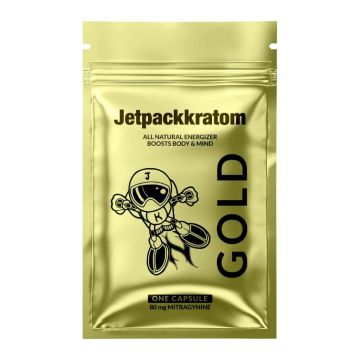 Kratom Capsules Gold (Jetpackkratom) 80 mg