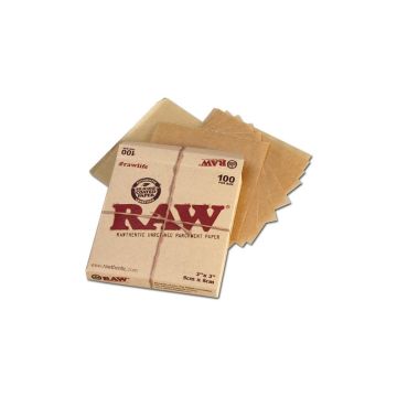 Perkamentpapier voor Dabs (RAW) 100 stuks