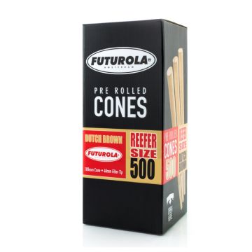 Cones Reefer-Size Bruine Joint Hulzen (Futurola) 109 mm 500 stuks