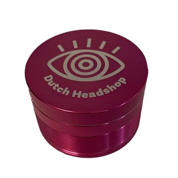 Aluminium Roze Grinder 4-delig (Dutch-Headshop) 62 mm