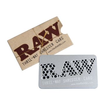 Credit Card Grinder | Shredder Card (RAW) 8 cm