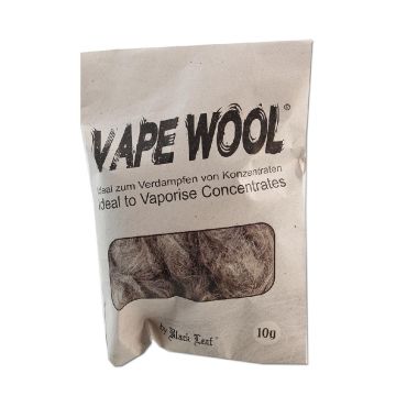 Ontgomde Hennepvezel / Vape Wool (Black Leaf)