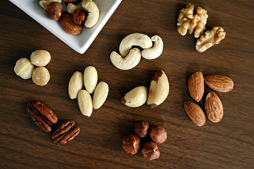 Verschillende soorten noten