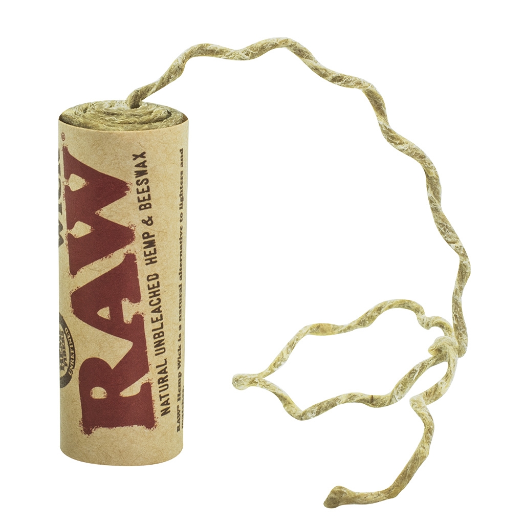 Hemp Wick Aansteeklont Hennep (RAW) Groot (6 meter)